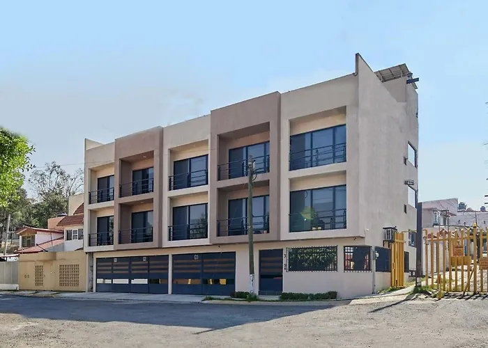 S03 Master Premium Frente Al Tec Cem Cocineta Wifi Balcon Parking Terraza Apartment Mexico City
