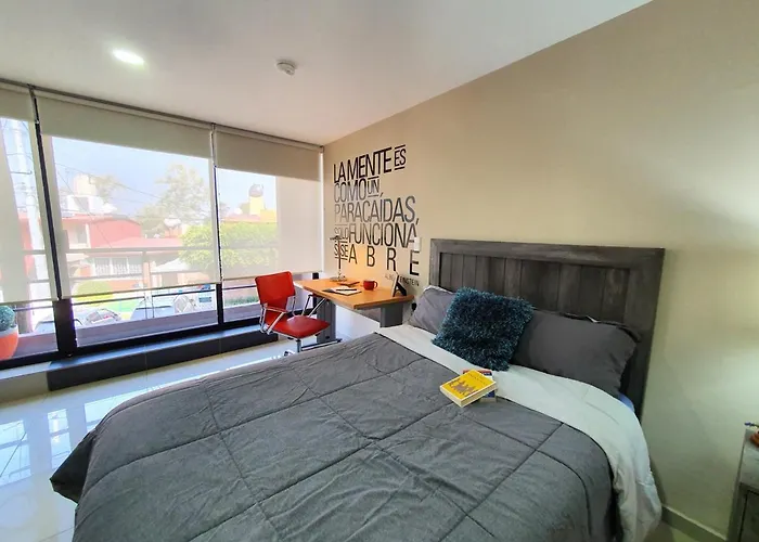 Apartment S03 Master Premium Frente Al Tec Cem Cocineta Wifi Balcon Parking Terraza *